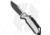Pro-Tech Knives Les George Rockeye Steel Custom Automatic Folding Knife, 3.375in, D2, Drop Point Blade, Stainless Steel, Black/Gray Handle, Black/Gray/Black, 8.375 inch, BHQ-50427