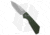 Pro-Tech Knives Strider + PT Automatic Folding Knife, 3.00in, CPM MagnaCut, Drop Point Blade, Aluminum, Green Handle, Gridlock, Green/Gray, 7.00 inch, BHQ-210176