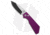 Pro-Tech Knives Strider + PT Automatic Folding Knife, 3.00in, CPM MagnaCut, Drop Point Blade, Aluminum, Purple Handle, Gridlock Purple Al, Purple/Black, 7.00 inch, BHQ-210177