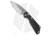 Pro-Tech Knives Strider + SnG Automatic Folding Knife, 3.50in, 154CM, Drop Point Blade, Micarta, Black Handle, Double, Black/Gray, 8.25 inch, BHQ-29973