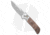 Pro-Tech Knives Terzuola ATCF Custom Automatic Folding Knife, 3.50in, CPM MagnaCut, Drop Point Blade, Steel, Wood, Gray/Brown Handle, Gray/Brown/Gray, 7.90 inch, BHQ-185880