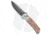 Pro-Tech Knives Terzuola ATCF Custom Automatic Folding Knife, 3.50in, Damascus, Drop Point Blade, Steel, Wood, Gray/Brown Handle, Gray/Brown/Black, 7.90 inch, BHQ-185882