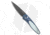 Pro-Tech Knives Ultimate Custom Newport Automatic Folding Knife, 3.00in, Damascus, Spear Point Blade, Titanium, Blue Handle, MOP/Andrew Adams Engraving, Blue/Black, 7.125 inch, BHQ-122891