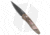 Pro-Tech Knives Ultimate Custom Newport Automatic Folding Knife, 3.00in, Damascus, Spear Point Blade, Titanium, Bronze Handle, Ti w/ Black Pearl, Bronze/Black, 7.125 inch, BHQ-49064