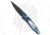 Pro-Tech Knives Ultimate Custom Newport Automatic Folding Knife, 3.00in, Damascus, Spear Point Blade, Titanium, Blue Handle, Ti w/ Gold Lip Pearl, Blue/Black, 7.125 inch, BHQ-49065