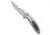 Pro-Tech Pro-Tech Custom Cambria Knife Gray Aluminum + TechnoCarbo Copper 3.5&quot; Mirror, Gray, 154CM, adult, BHQ-218733