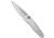 Pro-Tech Knives Custom Steel Newport Automatic Folding Knife, 3.00in, CPM S35VN, Spear Point Blade, Stainless Steel, Black/Gray Handle, Black/Gray/Gray, 7.125 inch, BHQ-30807