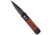 Pro-Tech Knives Godson Automatic Folding Knife, 3.15in, 154CM, Spear Point Blade, Cocobolo, Black/Wood Handle, Standard, Black/Wood/Black, 7.56 inch, BHQ-3675