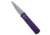 Pro-Tech Knives Godson Automatic Folding Knife, 3.15in, 154CM, Spear Point Blade, Aluminum, Purple Handle, Stonewash, Purple/Gray, 7.56 inch, BHQ-100992