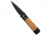 Pro-Tech Knives Godson Automatic Folding Knife, 3.15in, 154CM, Spear Point Blade, Aluminum, Wood, Black/Wood Handle, Olive Wood, Black/Wood/Black, 7.56 inch, BHQ-193381