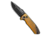 Pro-Tech Knives Les George SBR Automatic Folding Knife, 2.625in, CPM S35VN, Drop Point Blade, Aluminum, ULTEM, Black/Yellow Handle, Amber Ultem, Black/Yellow/Black, 6.50 inch, BHQ-137573