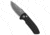 Pro-Tech Knives Les George SBR Automatic Folding Knife, 2.625in, CPM S35VN, Drop Point Blade, Aluminum, Black Handle, Acid Wash, Black/Gray, 6.50 inch, BHQ-102256