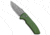 Pro-Tech Knives Les George SBR Automatic Folding Knife, 2.625in, CPM S35VN, Drop Point Blade, Aluminum, OD Green Handle, Acid Wash, OD Green/Gray, 6.50 inch, BHQ-99240
