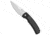 Pro-Tech Knives Magic 2 Whiskers Automatic Folding Knife, 3.75in, 154CM, Spear Point Blade, Aluminum, Carbon Fiber, Black Handle, Stonewash, Black/Gray, 8.625 inch, BHQ-87197