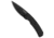 Pro-Tech Knives Magic 2 Whiskers Automatic Folding Knife, 3.75in, 154CM, Spear Point Blade, Aluminum, Black Handle, Feather Texture, Black/Black, 8.625 inch, BHQ-82710