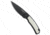 Pro-Tech Knives Magic 2 Whiskers Automatic Folding Knife, 3.75in, 154CM, Spear Point Blade, Aluminum, Micarta, Black/White Handle, Tuxedo, Black/White/Black, 8.625 inch, BHQ-80653
