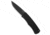 Pro-Tech Knives Magic BR-1 Whiskers Automatic Folding Knife, 3.125in, 154CM, Drop Point Blade, Aluminum, Black Handle, Standard, Black/Black, 7.25 inch, BHQ-27389