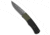 Pro-Tech Knives Magic BR-1 Whiskers Automatic Folding Knife, 3.125in, 154CM, Drop Point Blade, Aluminum, Black/Green Handle, AL, SW, Black/Green/Black Gray, 7.25 inch, BHQ-218122