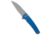 Pro-Tech Knives Malibu Wharncliffe Flipper Folding Knife, 3.25in, CPM MagnaCut, Wharncliffe Blade, Aluminum, Blue Handle, Smooth, Blue/Gray, 7.50 inch, BHQ-183585
