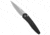 Pro-Tech Pro-Tech Newport Automatic Knife Black 3" Stonewash 3405, Black, CPM S35VN, adult, BHQ-14206