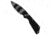 Pro-Tech Knives Strider + SnG Automatic Folding Knife, 3.50in, 154CM, Drop Point Blade, Aluminum, Black Handle, Tiger Stripe DLC, Black/Black, 8.25 inch, BHQ-85277