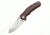 Proelia TX020RW Folding Knife,Black/Red G10,Drop Point,Stonewash Plain TX020RW