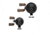 ProFISHiency 2-4-1 Standard and Micro Black Spincast Reels, Multicolor, 241BLKCORK