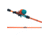 ProFISHiency Sniper Blaze Spincast Combo, 5ft8in, 2pc, Medium, 6.2-1, SNIPER58MBLAZE