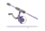 ProFISHiency Stream Queen Spinning Combo, 6ft6in, 2pc, Medium, 5.2-1, 4+1, PROSQ66SPIN