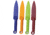 Progressive International Food Safety Paring Knives 4 Piece Set Multi Color, GT-3626