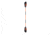 Propel Paddle Motion 3 Motion 3 Series Burnt Orange 96In, 244CM, SLPG8014