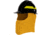 Propper Wildland Helmet Face and Neck Shroud, Yellow, ONE SIZE, F55035W700ONESZ