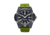 ProTek Carbon Dive Watch, Carbon Case/Black&amp;Green Dial/Green Strap, One Size, PT1005G