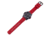 ProTek Carbon USMC Dive Watch, Carbon Case/Black&amp;Red Dial/Red Strap, One Size, PT1012R