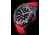 ProTek Carbon USMC Dive Watch, Carbon Case/Black&amp;Red Dial/Red Strap, One Size, PT1012R