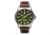ProTek Titanium Field Watch, Titanium Case/Green Dial/Dark Brown Strap, One Size, PT3005