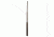 PS Products 26in Expandable Steel Baton with Sheath, Rubber Handle, Black, NS26R