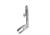 PTM Edge Windshield Mounted Pivoting Mirror Bracket For Pcmw Trim Electrobright Aluminum, ZXR-220