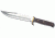 Puma Knives Bowie Wood Fixed Blade Knife,6.1in Stainless Steel Blade,Jacaranda Wood Scales 6116396W