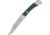 Puma Knives Master Folding Knife,3.625in,Clip, Green ABS Handle PU230470