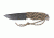 Puma Knives Stonewashed Fixed Blade Knife,4.3in Steel Drop Point Blade,Paracord Wrap Handle 6650800