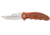 Puma Knives Vintage3530 Flip Knife, 3.5in Blade, Red Pakkawood, Beltclip 6503530