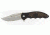 Puma Knives Vintage3529 Flip Knife, 3.5in Blade, Black Pakkawood, Beltclip 6503529
