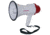 Pyle 30W Mini Megaphone with Voice Recording, White/Red PMP35R