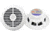 Pyle 6.5in Hydra Marine Speakers 120W Max, White PLMR67W