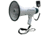 Pyle Pro Professional Dynamic Megaphone with Recording Detachable Microphone, White PMP45R