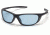 Pyramex Azera Safety Glasses - Infinity Blue Lens, Black Frame SB4460D