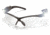 Black frame/Clear Anti-Fog Lens with LED Temples