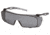 Pyramex Cappture H2X Anti-Fog Gray Lens Gray Frame