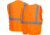 Pyramex Class 2 Solid Hi-Vis Safety Vest, Orange, Large, RVHL2920L